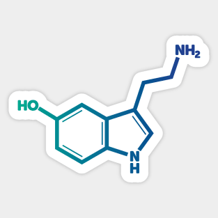 Serotonin - Blue Sticker
